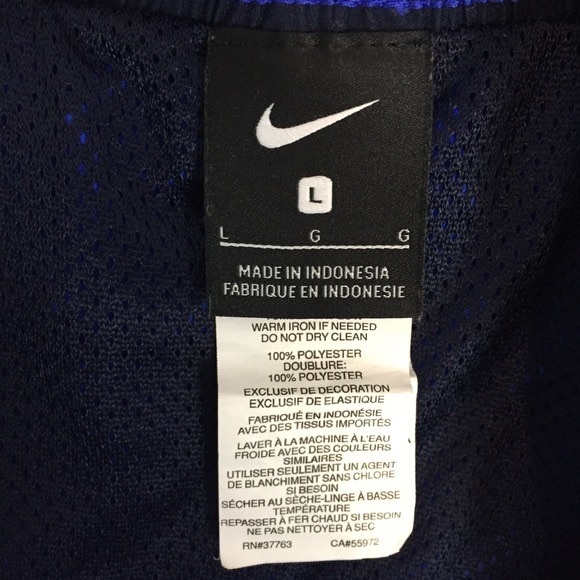 Nike Board Shorts Mens Large 30W Royal Blue Lined Swim Trunks - Picture 6 of 7